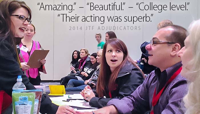 Artistic Director Mandy Seymore-Sensat receives praise for her cast from judges.